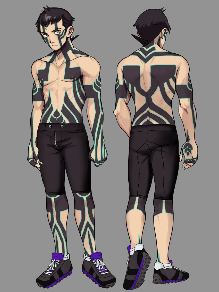 demi-fiend (shin megami tensei and 1 more) drawn by emefuran