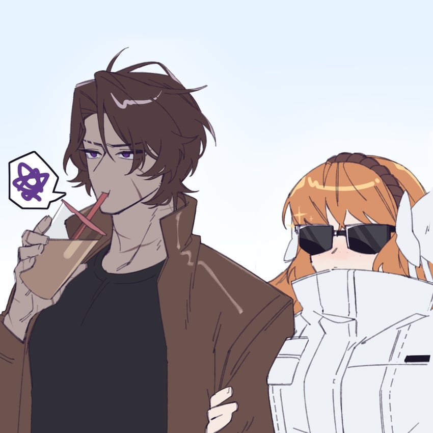 ishmael and heathcliff (project moon and 1 more) drawn by mercuryhx