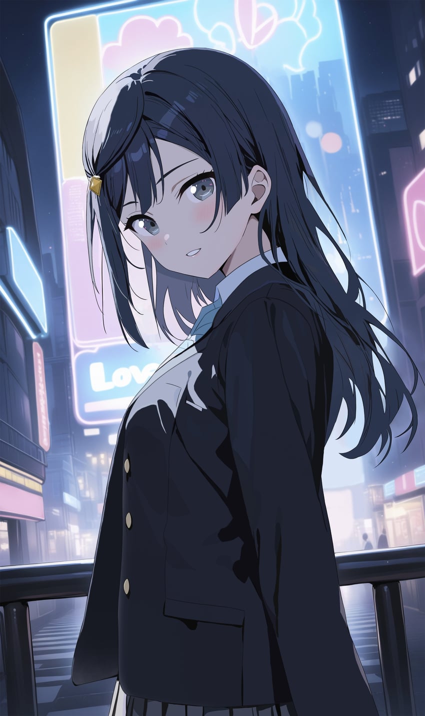 yuki setsuna (love live! and 1 more) drawn by akamywek