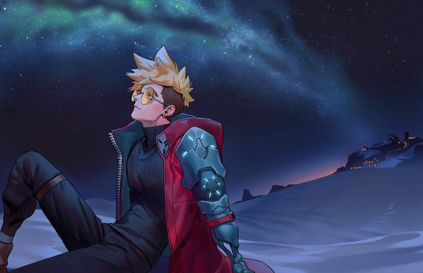 vash the stampede (trigun and 1 more) drawn by solthrys