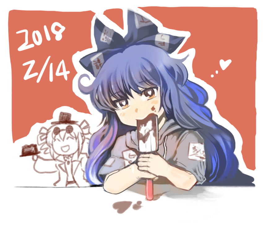 yorigami shion and yorigami jo'on (touhou and 1 more) drawn by tako_(plastic_protein)