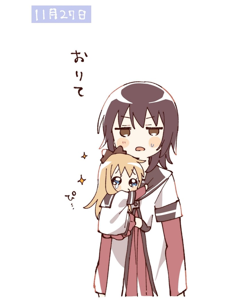 toshinou kyouko and funami yui (yuruyuri) drawn by namori