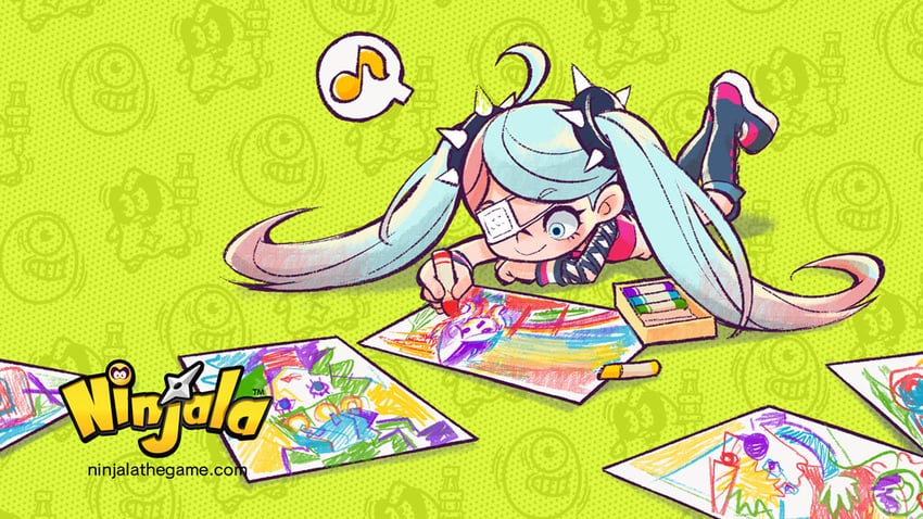 gumchi, van, lucy, burton, and emma (ninjala and 1 more) drawn by rianti-wong