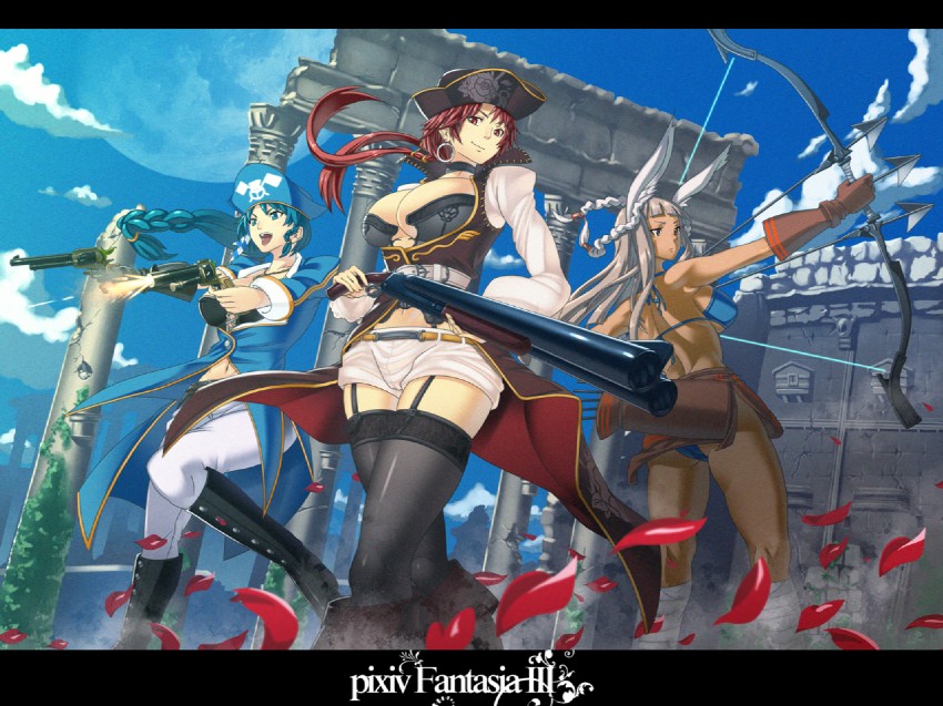 pixiv fantasia and 1 more drawn by knife_(artist)