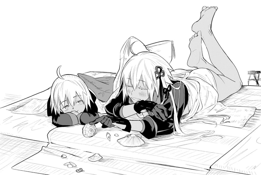 okita souji, okita souji alter, and rengoku (fate and 1 more) drawn by noz_2to