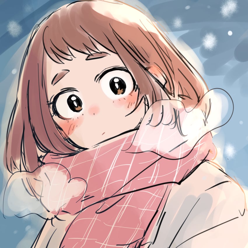 uraraka ochaco (boku no hero academia) drawn by tabetai_omochi