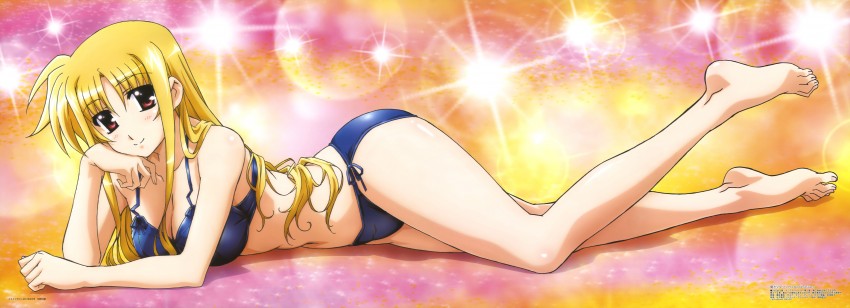 fate testarossa (lyrical nanoha and 2 more) drawn by hashimoto_takayoshi