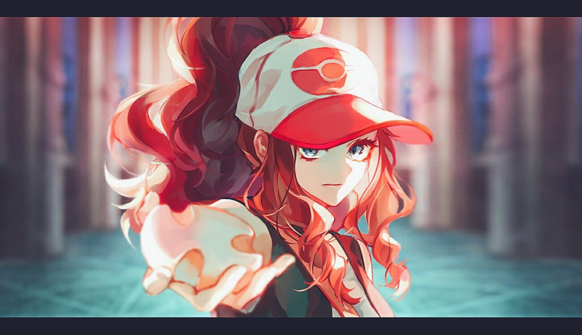 hilda (pokemon and 1 more) drawn by poke_sanho35