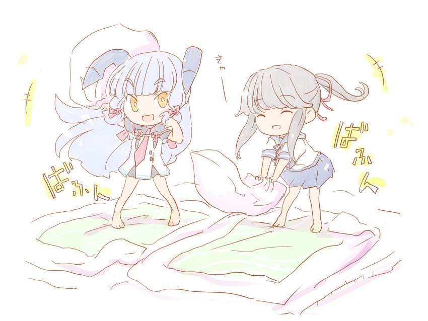 murakumo, murakumo kai ni, and usugumo (kantai collection) drawn by fudeyama_(fudeco)