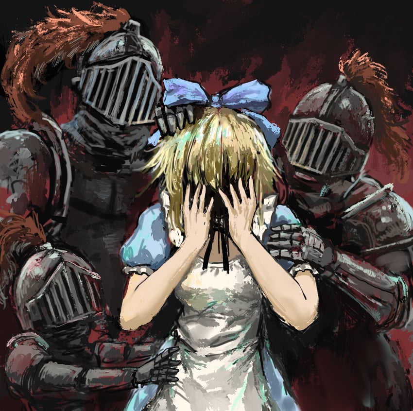 alice and grimm (black souls and 1 more) drawn by zhuxie1264852