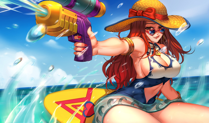 miss fortune and pool party miss fortune (league of legends) drawn by pd_(pdpdlv1)