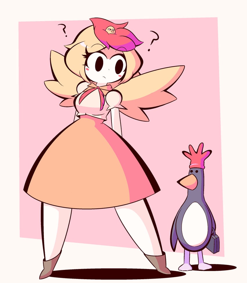 niwatari kutaka and feathers mcgraw (touhou and 1 more) drawn by woah_maaan