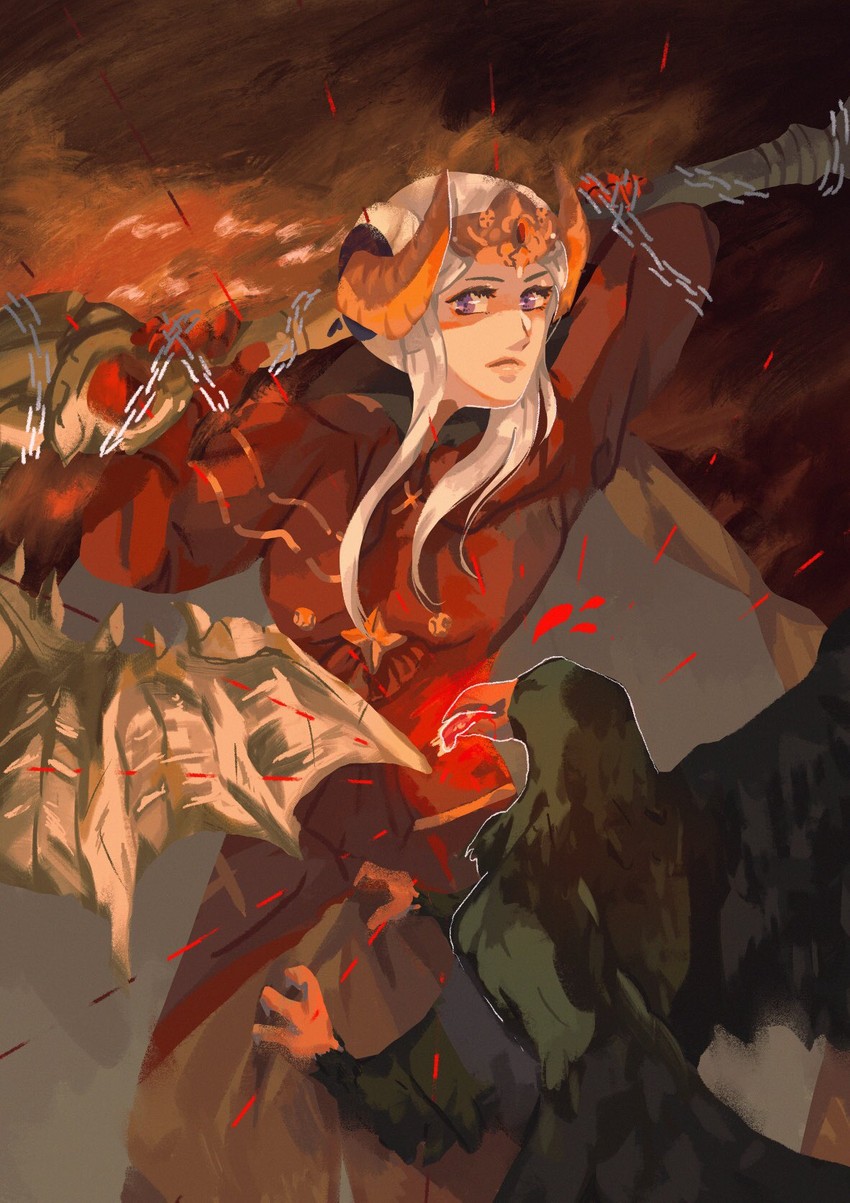 edelgard von hresvelg (fire emblem and 1 more) drawn by tempurastick