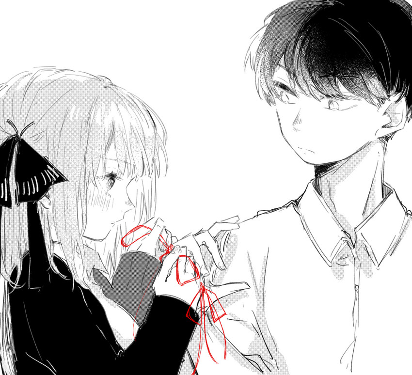 nakano nino and uesugi fuutarou (go-toubun no hanayome) drawn by asai_(00:05)