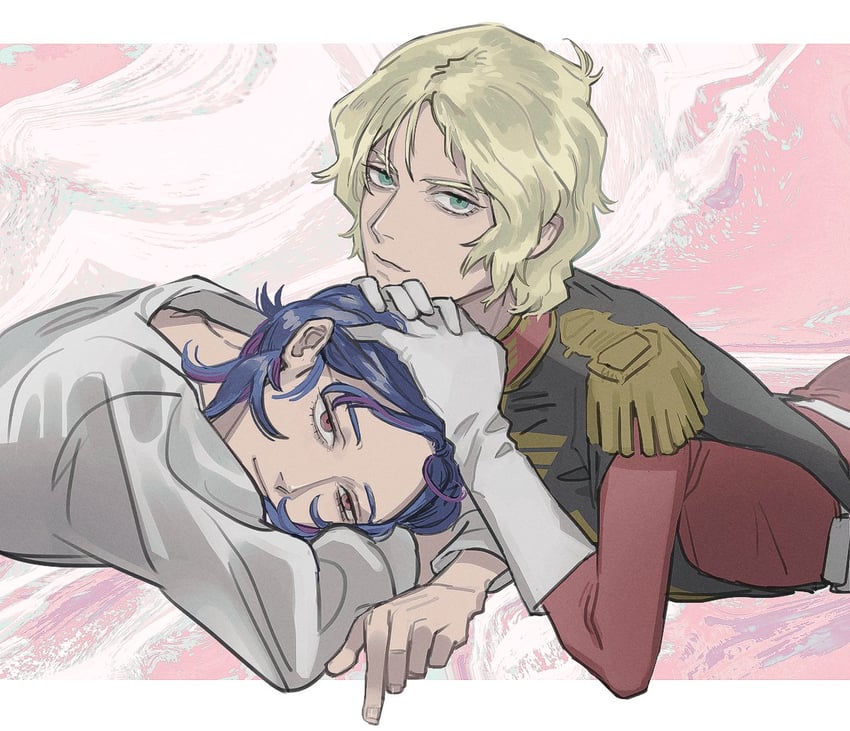 shuji ito and char aznable (gundam and 1 more) drawn by mrtoen
