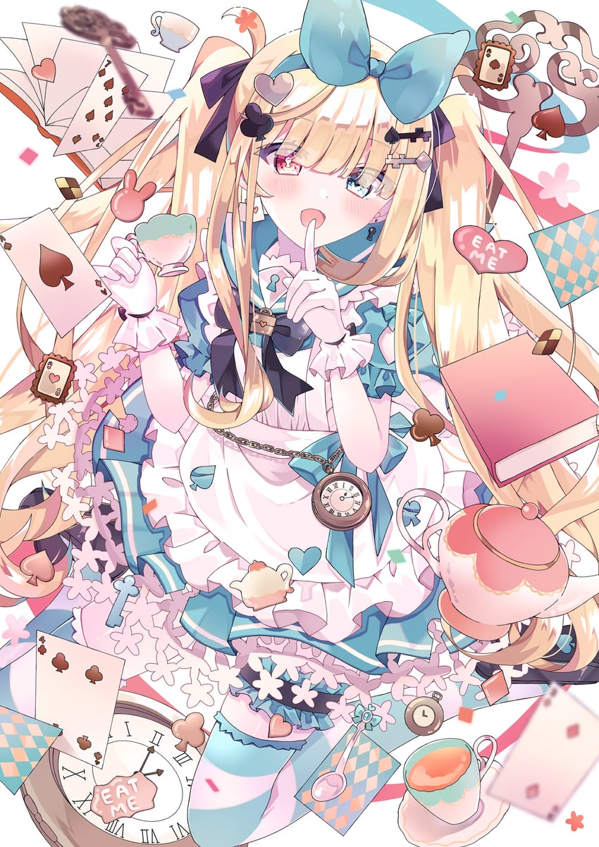 alice (alice's adventures in wonderland) drawn by aoi_yugina