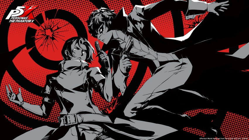 amamiya ren, joker, kamishiro nagisa, and wonder (persona and 2 more) drawn by soejima_shigenori