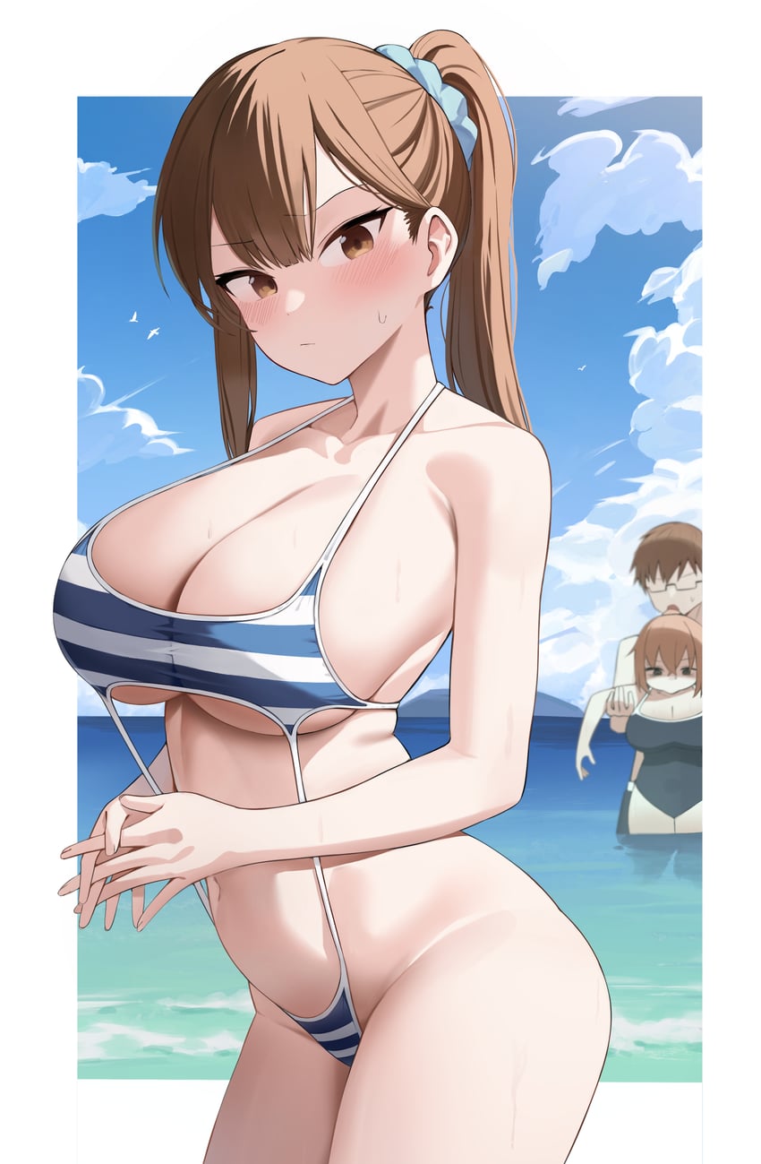michinoku komaro, kotobuki hisako, and mizunoe ume (seitokai ni mo ana wa aru!) drawn by bexercube