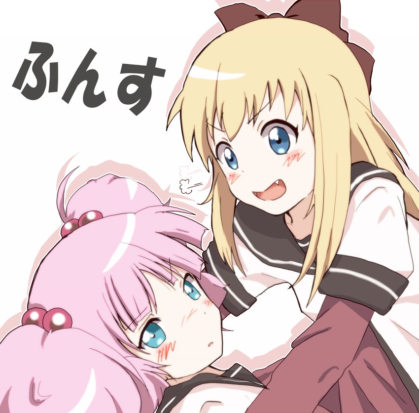 toshinou kyouko and yoshikawa chinatsu (yuruyuri) drawn by son_(042kun)