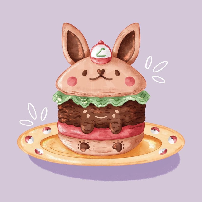 eevee (pokemon) drawn by abbey_and_bear