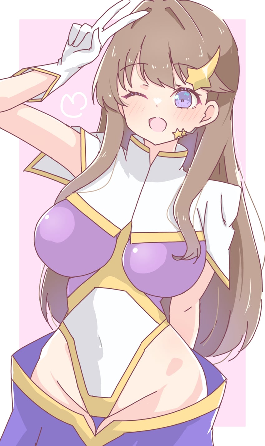 fujishima megumi and meer campbell (love live! and 4 more) drawn by rokoroko_65