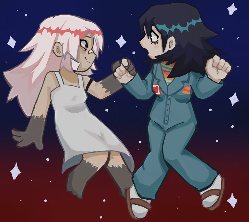 ariane yeong and anya (signalis and 1 more) drawn by pattora