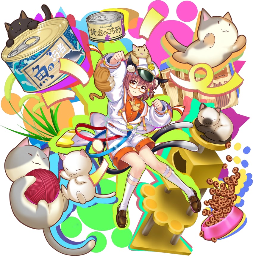 chen (touhou and 1 more) drawn by rotte_(1109)