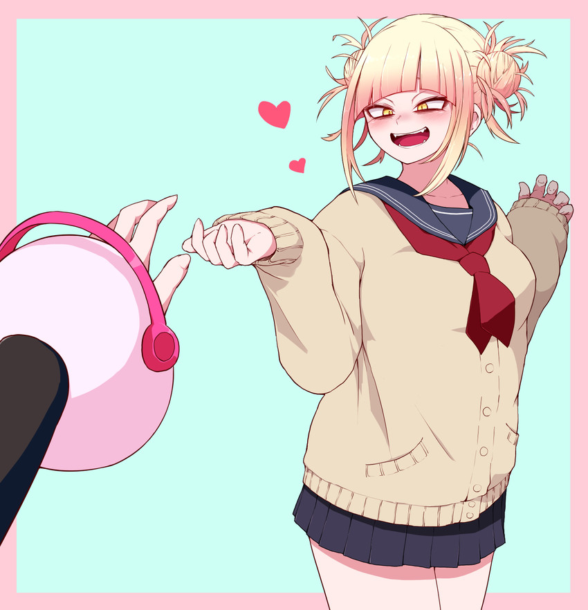 uraraka ochaco and toga himiko (boku no hero academia) drawn by okumari