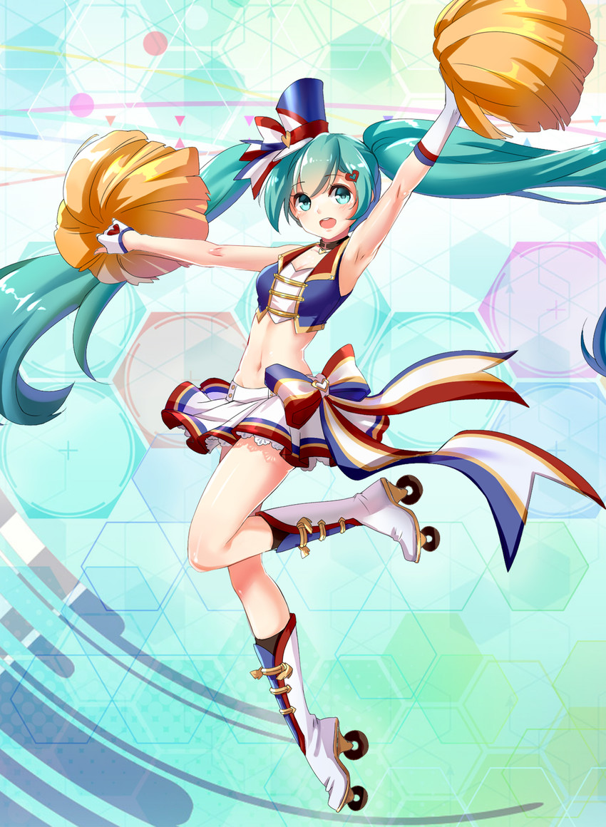 hatsune miku (vocaloid and 1 more) drawn by yingtao