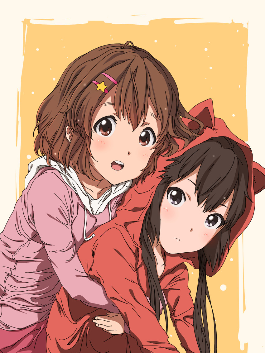 nakano azusa and hirasawa yui (k-on!) drawn by kanau