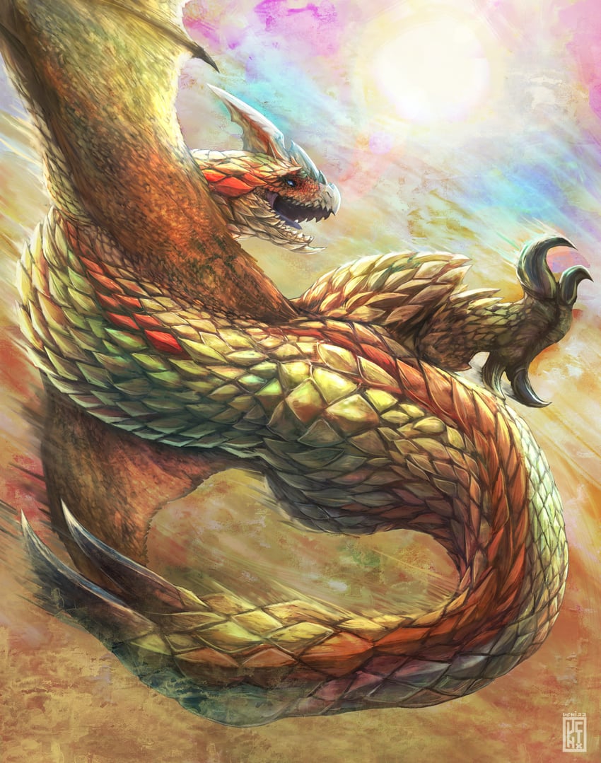 seregios (monster hunter) drawn by uchi_vs_the_world