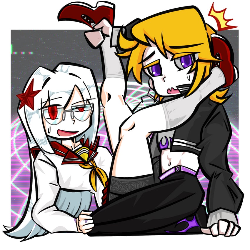 the fire rises-chan and the long march (original and 2 more) drawn by pisixiv9966