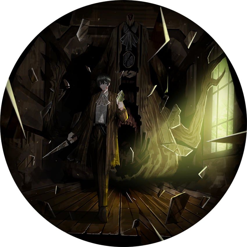 yi sang and portrait of a certain day (project moon and 1 more) drawn by nai_ga