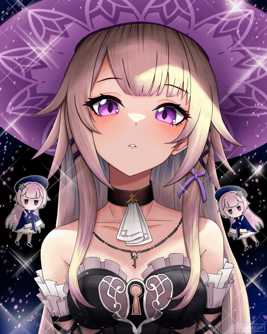 herta and the herta (honkai and 1 more) drawn by nanamedp