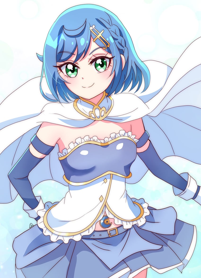 miki sayaka, fuwa kokone, and cure spicy (mahou shoujo madoka magica and 2 more) drawn by momotarouooi