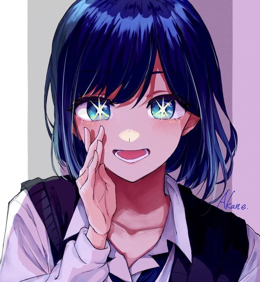 kurokawa akane (oshi no ko) drawn by goriland_inuta