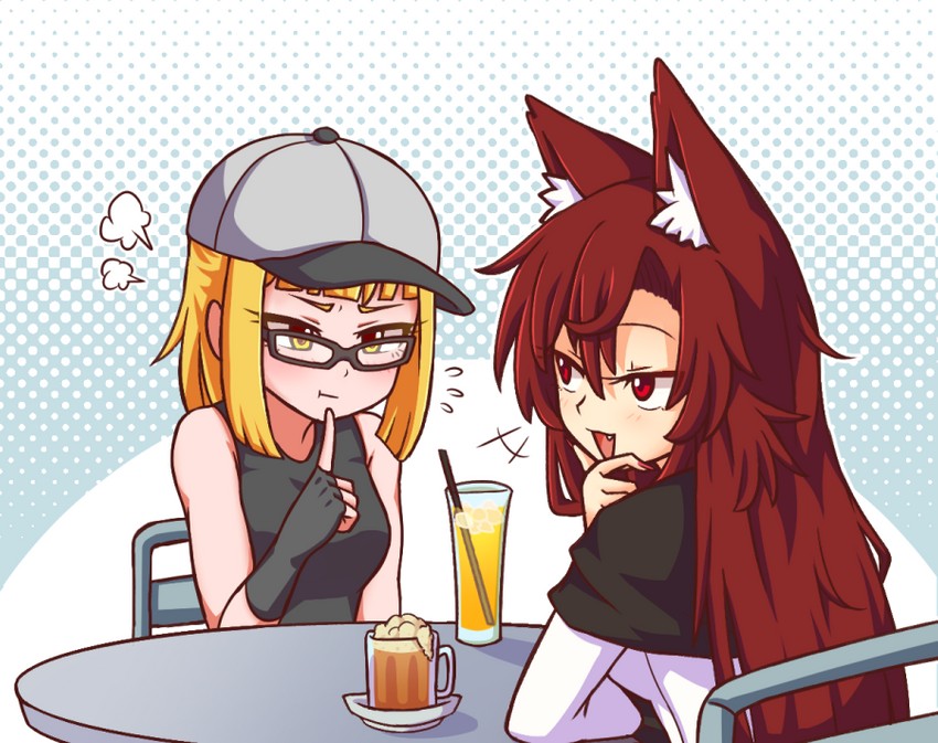 imaizumi kagerou and joutouguu mayumi (touhou) drawn by wool_(miwol)