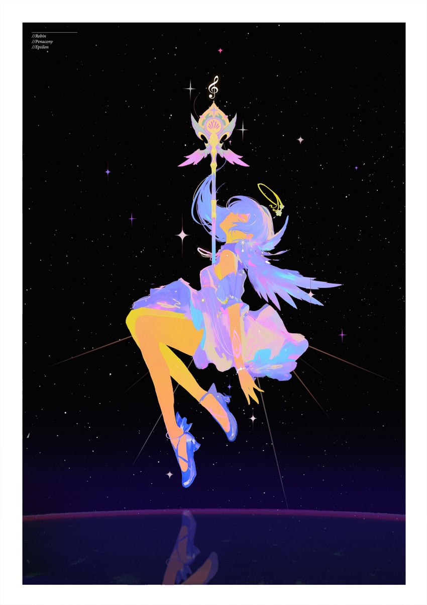robin (honkai and 1 more) drawn by dio_knarf