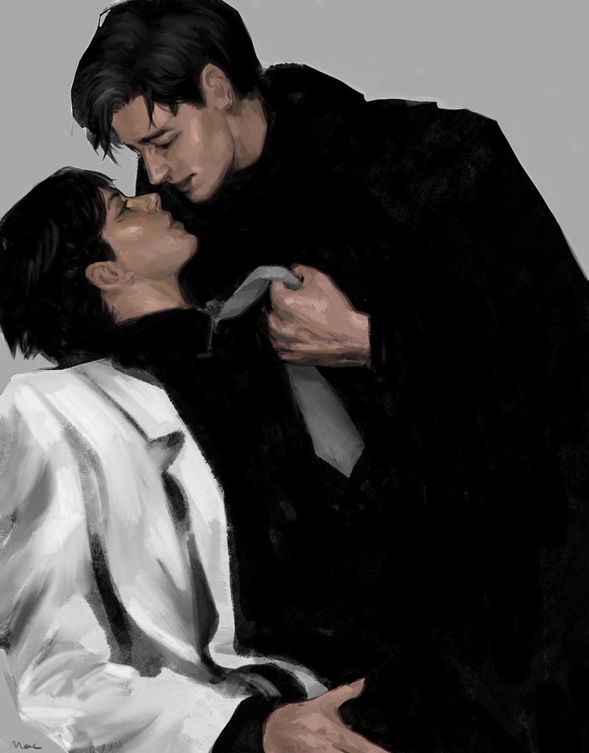 kim dokja and yoo joonghyuk (omniscient reader's viewpoint) drawn by macaronijail