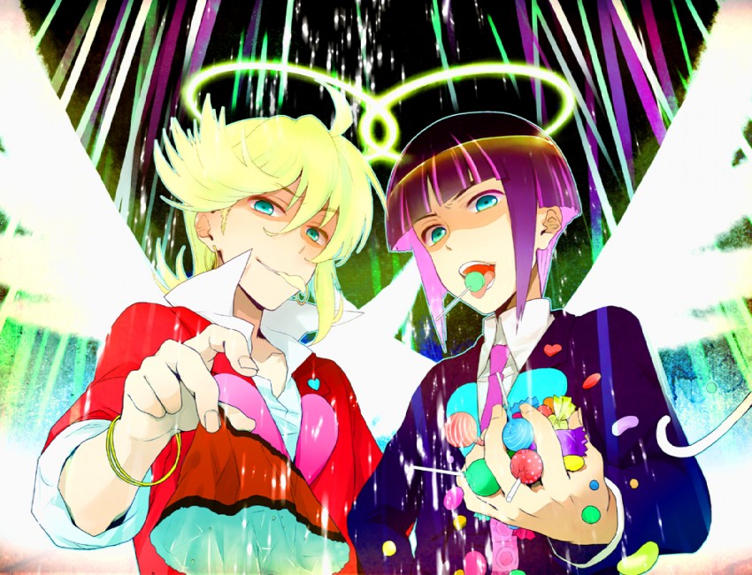 stocking and panty (panty & stocking with garterbelt) drawn by nerisuke