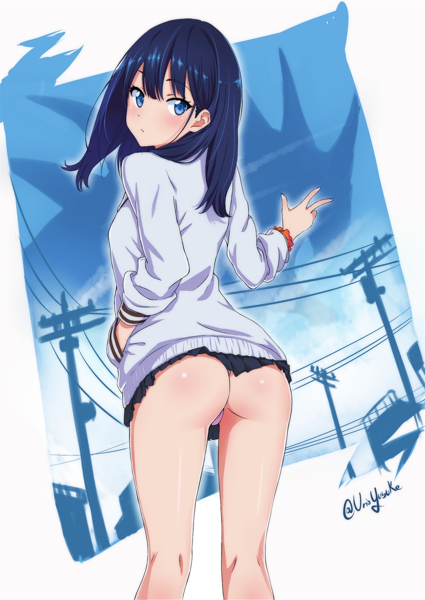 takarada rikka (gridman universe and 1 more) drawn by urio_yusuke