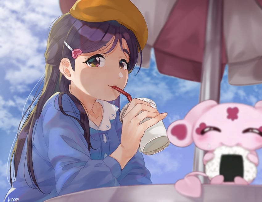 yukishiro honoka and mipple (precure and 1 more) drawn by kino-maru_inu