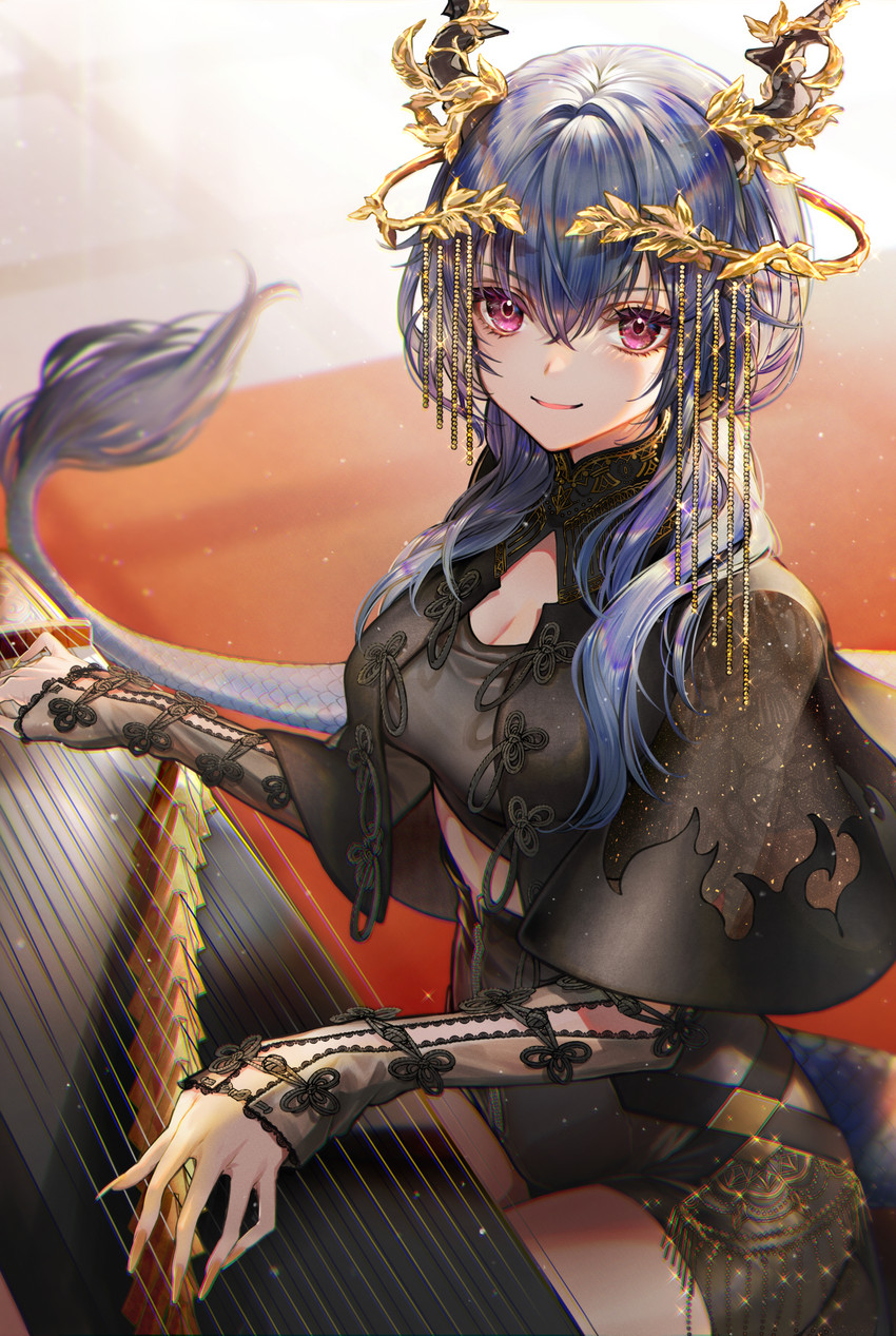 ch'en (arknights and 1 more) drawn by tarutaru_yamaoka