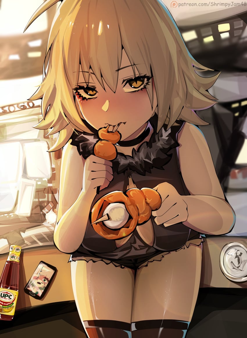 jeanne d'arc alter (original and 3 more) drawn by jamshrimpy and kwek_kwek