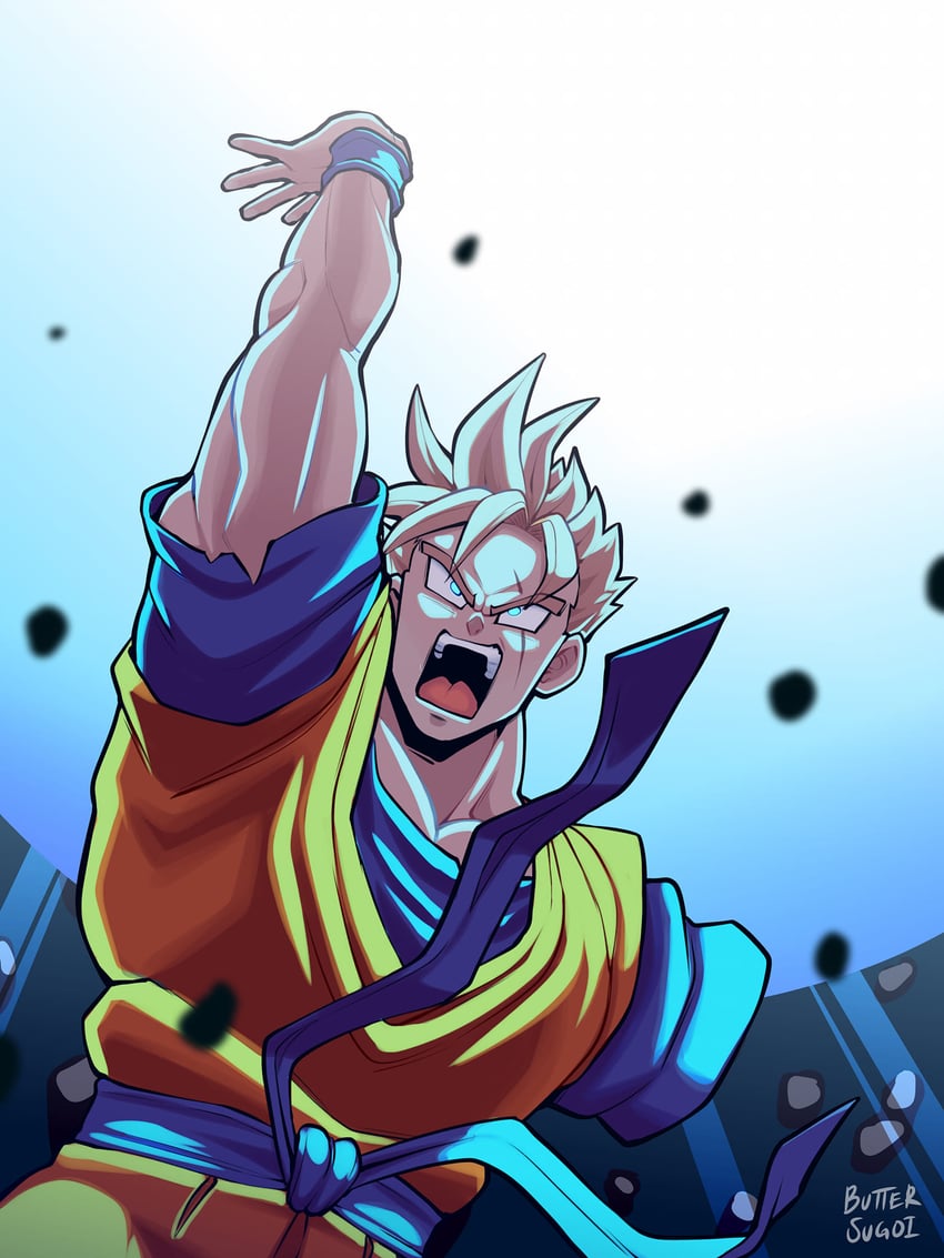 son gohan (dragon ball and 1 more) drawn by butter_sugoi