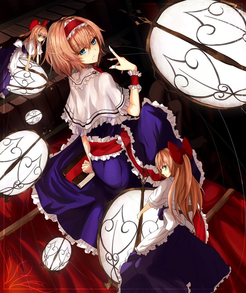 alice margatroid and shanghai doll (touhou) drawn by miruto_netsuki