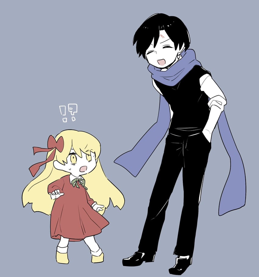 demian and lisa (project moon and 2 more) drawn by kojocho05