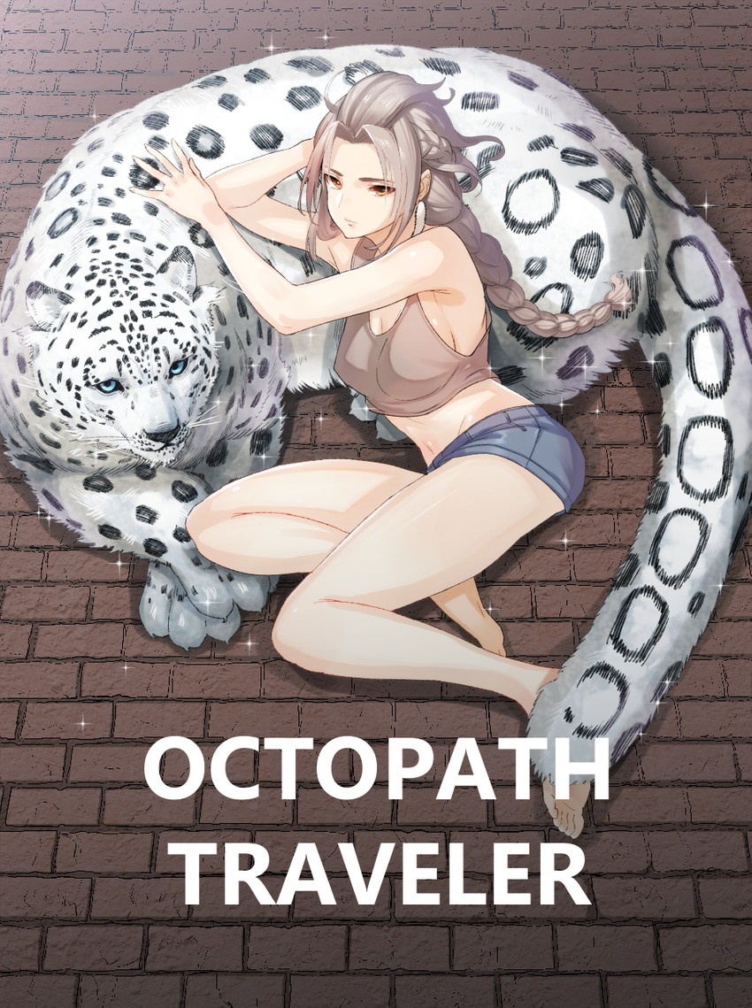 h'aanit and linde (octopath traveler and 1 more) drawn by green322