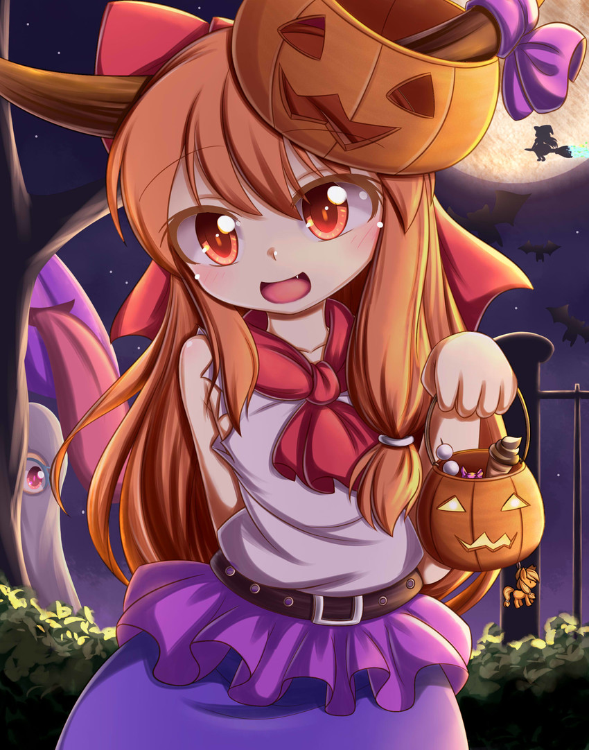 kirisame marisa, tatara kogasa, ibuki suika, and applejack (touhou and 2 more) drawn by dior-zi