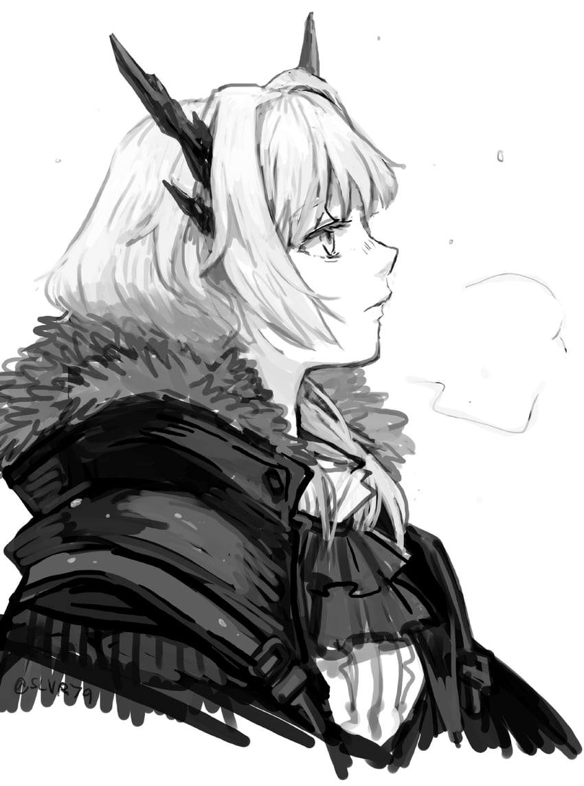talulah (arknights) drawn by silverxp